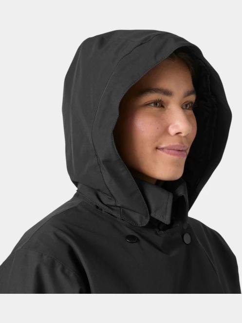 Helly Hansen W Avenue Ins Long Trench Coat női ballonkabát fekete színben 7