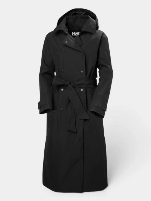 Helly Hansen W Avenue Ins Long Trench Coat női ballonkabát fekete színben 9