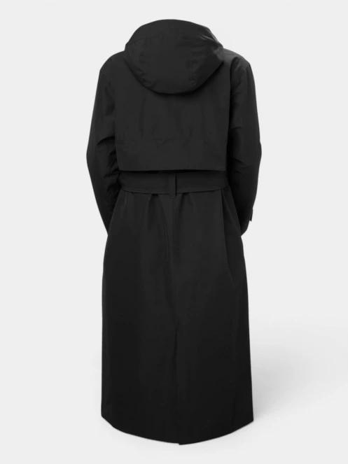 Helly Hansen W Avenue Ins Long Trench Coat női ballonkabát fekete színben 10