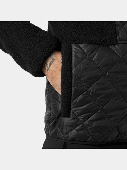 Helly Hansen Stowe Hooded Hybrid Jacket férfi hibrid felső fekete színben 5