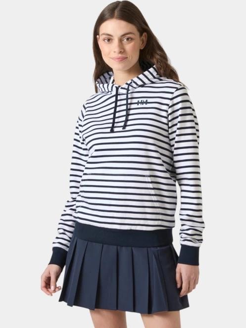 Helly Hansen W Core Graphic Hoodie női kapucnis pulóver sötétkék színben 2