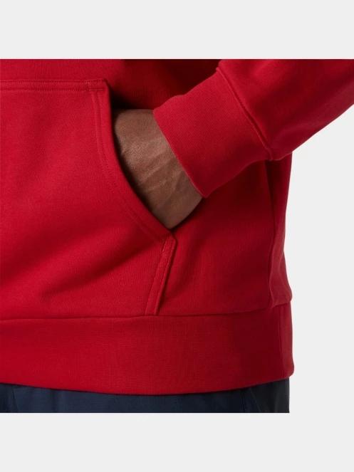 Helly Hansen Core Graphic Hoodie férfi kapucnis pulóver piros színben 5