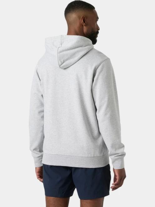 Helly Hansen Core Graphic Hoodie férfi kapucnis pulóver szürke színben 3