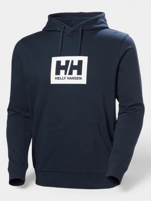 Helly Hansen Hh Box Hoodie férfi kapucnis pulóver sötétkék színben 6