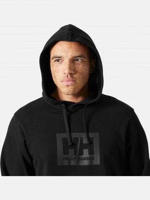 Helly Hansen Hh Box Hoodie férfi kapucnis pulóver fekete színben 4