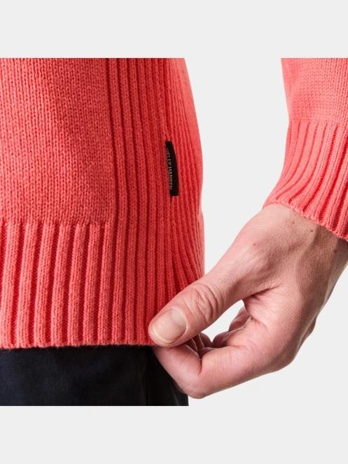 Helly Hansen Smoegen 1/2 Zip Sweater férfi kötött pulóver piros színben 4