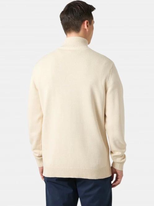 Helly Hansen Smoegen 1/2 Zip Sweater férfi kardigán homok színben 3