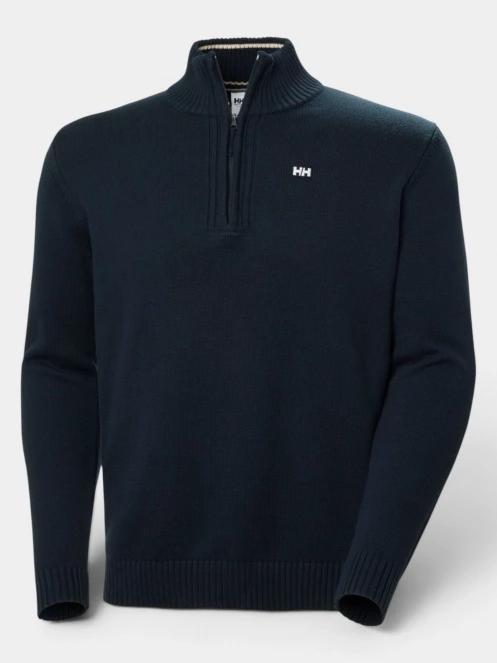 Helly Hansen Smoegen 1/2 Zip Sweater férfi kardigán sötétkék színben 6