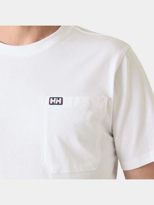 Helly Hansen Hudson T-Shirt férfi rövid ujjú póló fehér színben 4
