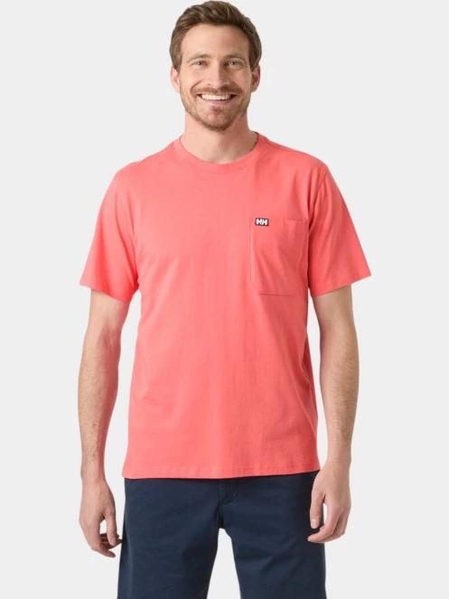 Helly Hansen Hudson T-Shirt férfi rövid ujjú póló piros színben 2