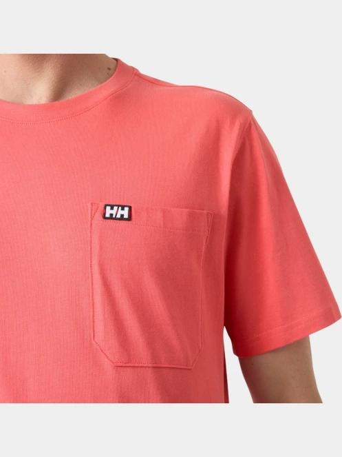 Helly Hansen Hudson T-Shirt férfi rövid ujjú póló piros színben 4