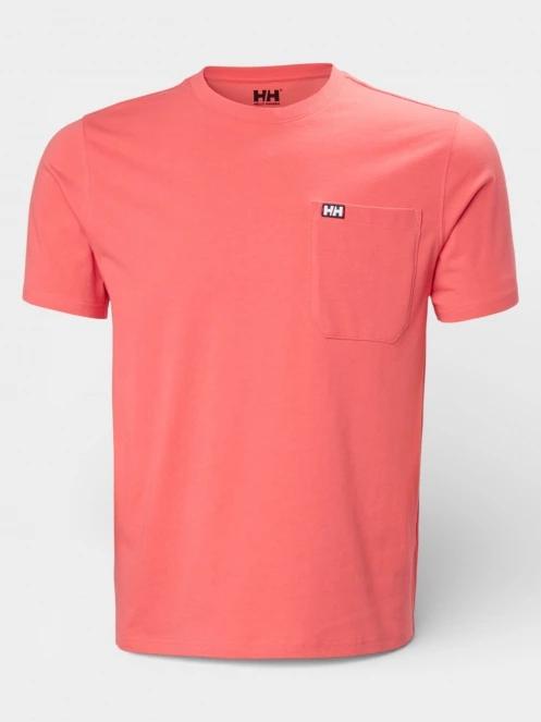 Helly Hansen Hudson T-Shirt férfi rövid ujjú póló piros színben 5