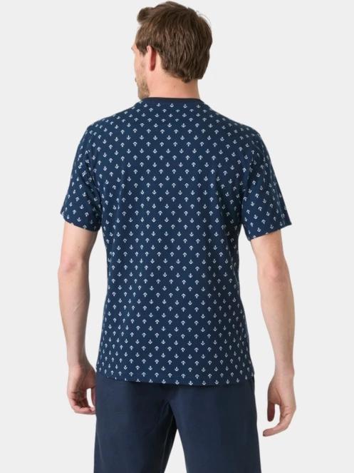 Helly Hansen Hudson T-Shirt férfi rövid ujjú póló sötétkék színben 3