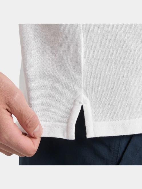 Helly Hansen Messina Graphic Fitted Polo férfi galléros póló fehér színben 4