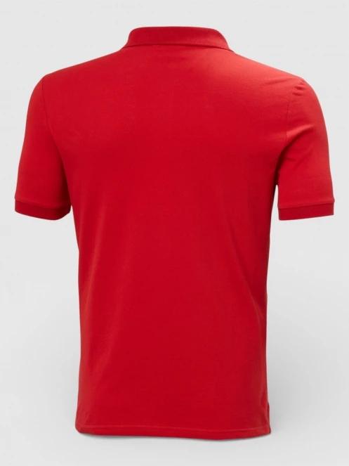Helly Hansen Messina Graphic Fitted Polo férfi galléros póló piros színben 7