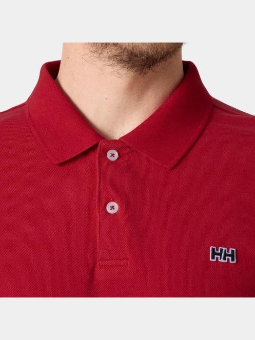 Helly Hansen Hudson Polo férfi galléros póló piros színben 5