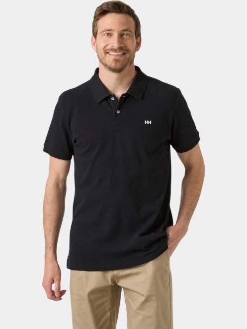 Helly Hansen Hudson Polo férfi galléros póló fekete színben 2