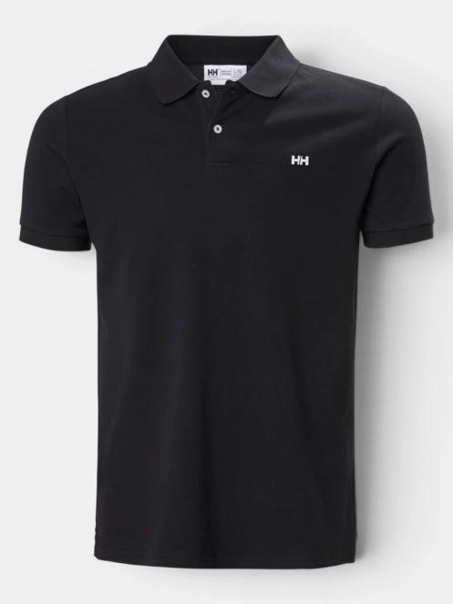 Helly Hansen Hudson Polo férfi galléros póló fekete színben 6