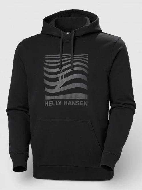Helly Hansen Shoreline Hoodie férfi kapucnis pulóver fekete színben 6