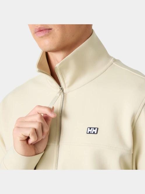 Helly Hansen Koster Sweat Jacket férfi kardigán homok színben 4