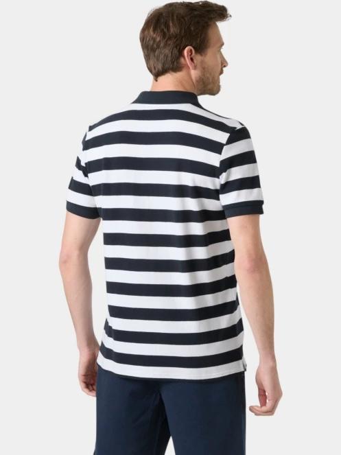 Helly Hansen Toulon Graphic Polo férfi galléros póló sötétkék színben 3