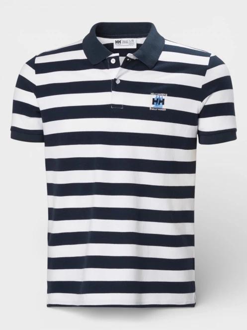 Helly Hansen Toulon Graphic Polo férfi galléros póló sötétkék színben 6