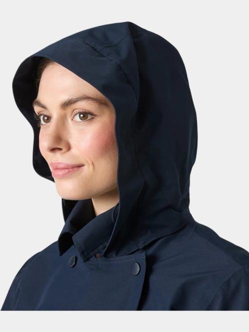 Helly Hansen W Avenue Short Trench női ballonkabát sötétkék színben 5
