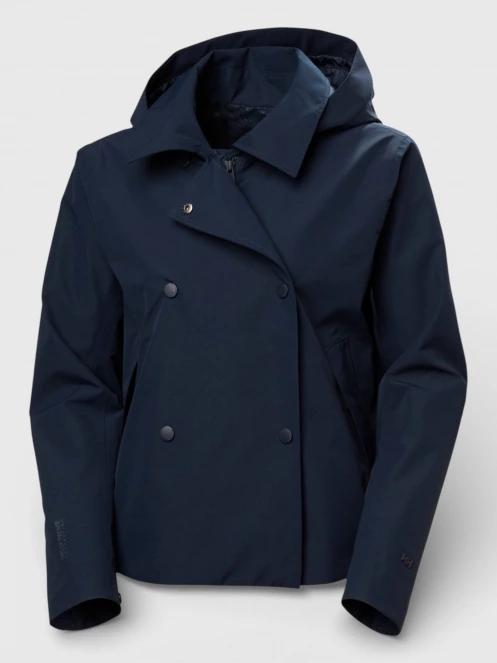 Helly Hansen W Avenue Short Trench női ballonkabát sötétkék színben 7