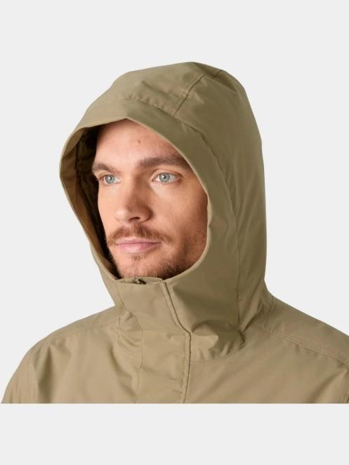 Helly Hansen Brussel Ins Rain Coat férfi esőkabát barna színben 5