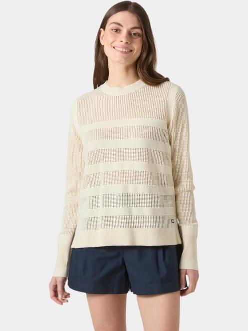 Helly Hansen W Portofino Knit Sweater női kötött pulóver homok színben 2