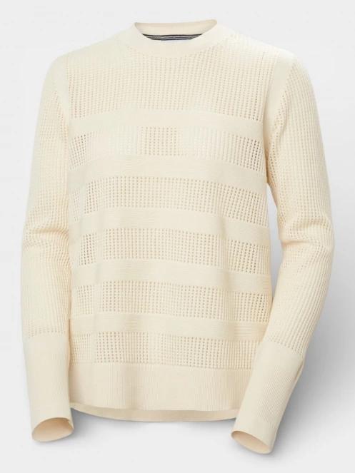 Helly Hansen W Portofino Knit Sweater női kötött pulóver homok színben 5