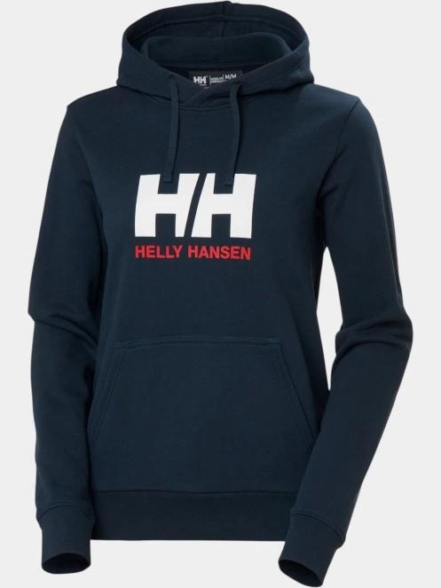 Helly Hansen W Hh Logo Hoodie női kapucnis pulóver sötétkék színben 6
