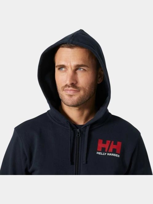 Helly Hansen Hh Logo Fz Hoodie férfi kapucnis pulóver sötétkék színben 4