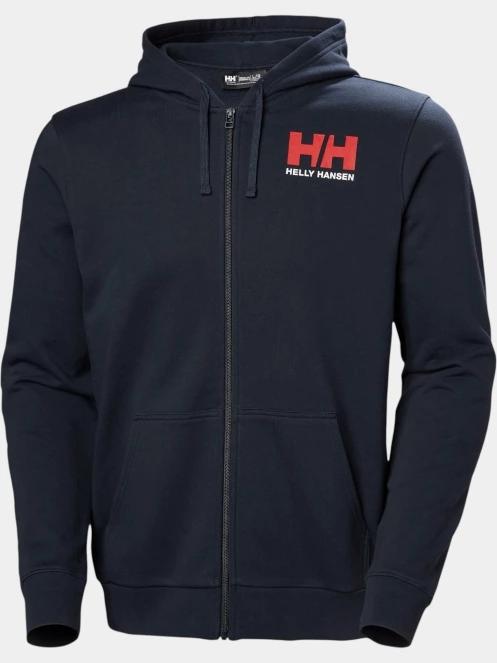 Helly Hansen Hh Logo Fz Hoodie férfi kapucnis pulóver sötétkék színben 6