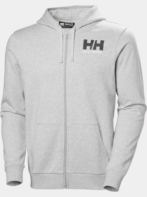 Helly Hansen Hh Logo Fz Hoodie férfi kapucnis pulóver szürke színben 6