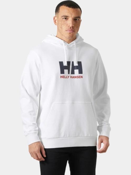 Helly Hansen Hh Logo Hoodie 3.0 férfi kapucnis pulóver fehér színben 2