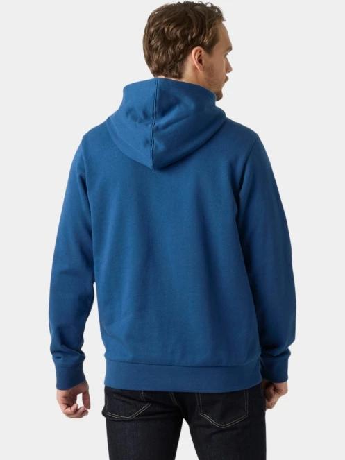 Helly Hansen Hh Logo Hoodie férfi kapucnis pulóver kék színben 3
