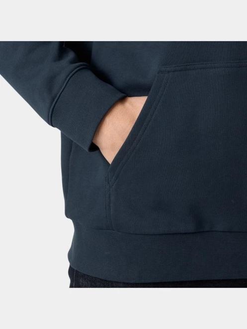 Helly Hansen Hh Logo Hoodie férfi kapucnis pulóver sötétkék színben 4