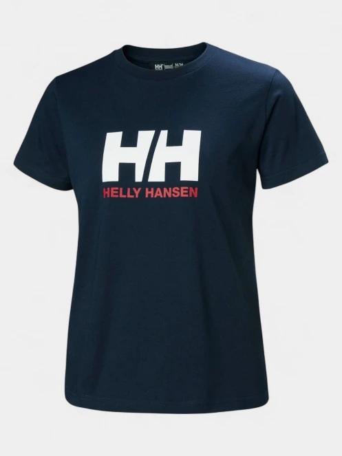 Helly Hansen W Hh Logo T-Shirt 3.0 női rövid ujjú póló sötétkék színben 5