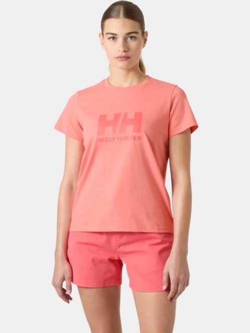 Helly Hansen W Hh Logo T-Shirt 3.0 női rövid ujjú póló homok színben 2
