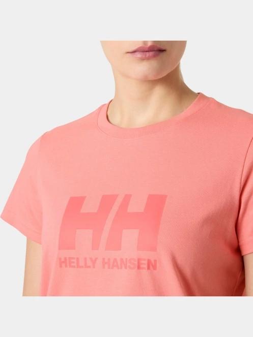 Helly Hansen W Hh Logo T-Shirt 3.0 női rövid ujjú póló homok színben 4