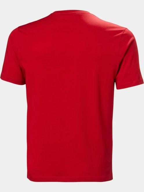 Helly Hansen Hh Logo T-Shirt 3.0 férfi rövid ujjú póló piros színben 6