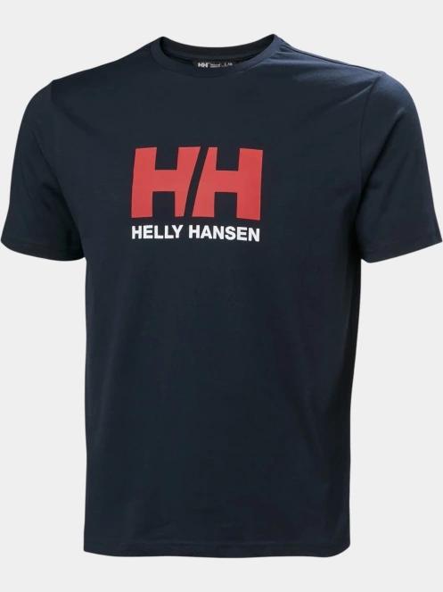 Helly Hansen Hh Logo T-Shirt 3.0 férfi rövid ujjú póló sötétkék színben 5