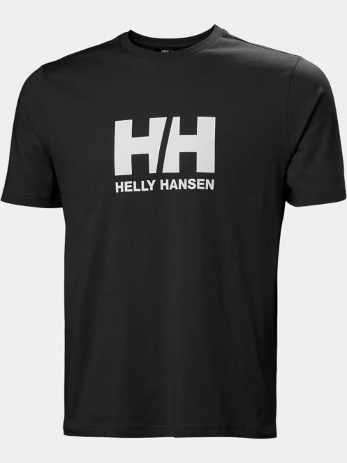 Helly Hansen Hh Logo T-Shirt 3.0 férfi rövid ujjú póló fekete színben 5