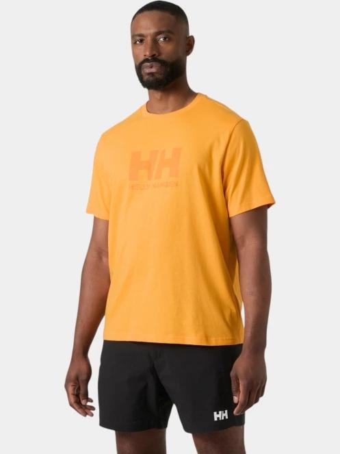 Helly Hansen Hh Logo T-Shirt 3.0 férfi rövid ujjú póló narancssárga színben 2