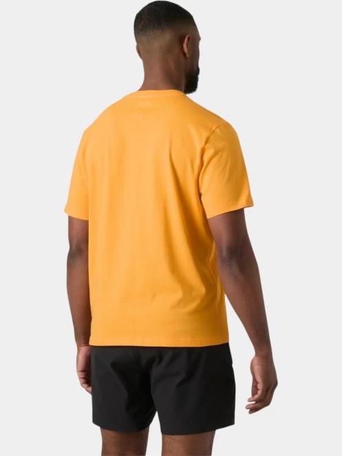 Helly Hansen Hh Logo T-Shirt 3.0 férfi rövid ujjú póló narancssárga színben 3