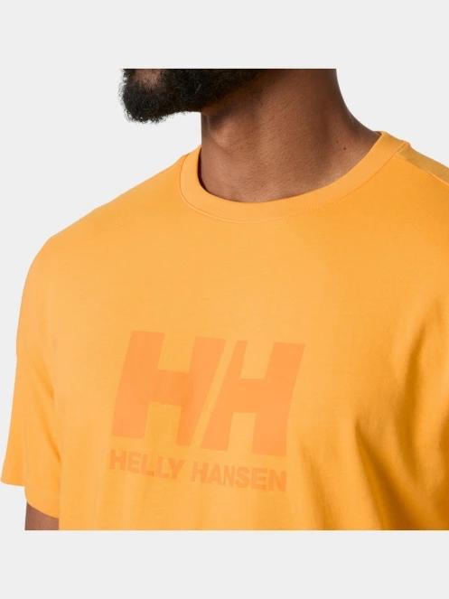 Helly Hansen Hh Logo T-Shirt 3.0 férfi rövid ujjú póló narancssárga színben 4