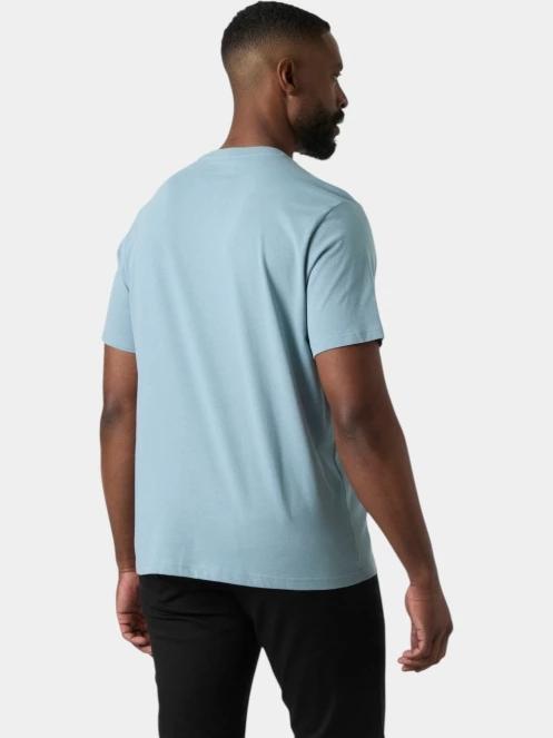 Helly Hansen Hh Logo T-Shirt 3.0 férfi rövid ujjú póló világoskék színben 3