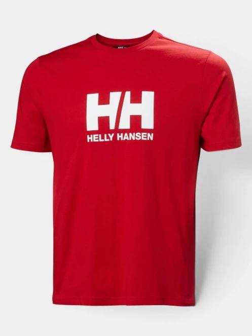 Helly Hansen Hh Logo T-Shirt 3.0 férfi rövid ujjú póló piros színben 5