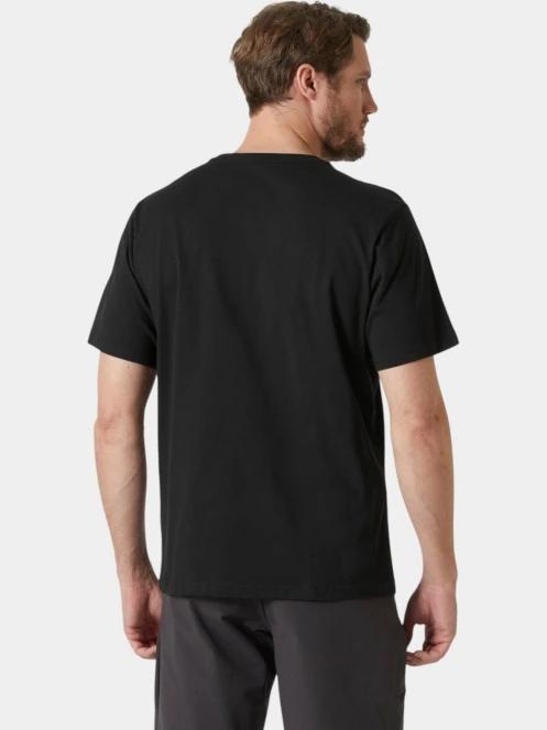 Helly Hansen Hh Logo T-Shirt 3.0 férfi rövid ujjú póló fekete színben 3